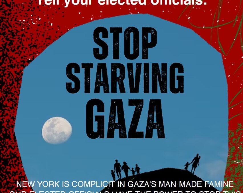 STOP STARVING GAZA!